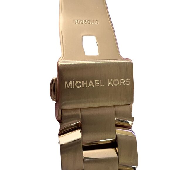 Michael Kors Briar Analog Gold Dial Gold Steel Strap Watch For Women - M… - Picture 6 of 13